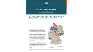Ländercheck Deutschlandstipendium 2017 (Cover)